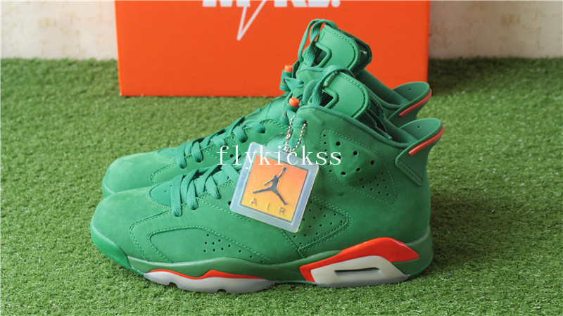 Authentic Air Jordan 6 Gatorade Green